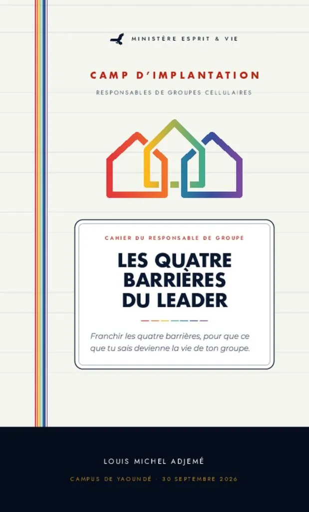 Cover of “The Four Barriers of a Leader — Group Leader's Workbook”