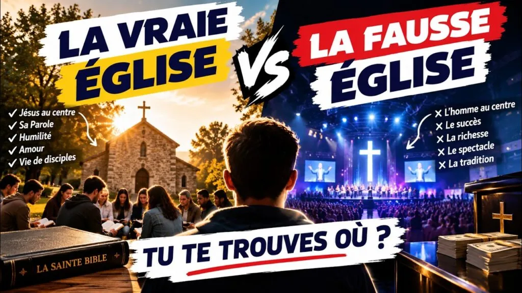 COMMENT RECONNAITRE LA VRAIE EGLISE ET LA FAUSSE EGLISE