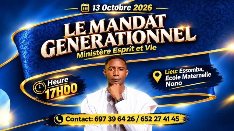 CULTE PROPHETIQUE// LE MANDAT GENERATIONNEL